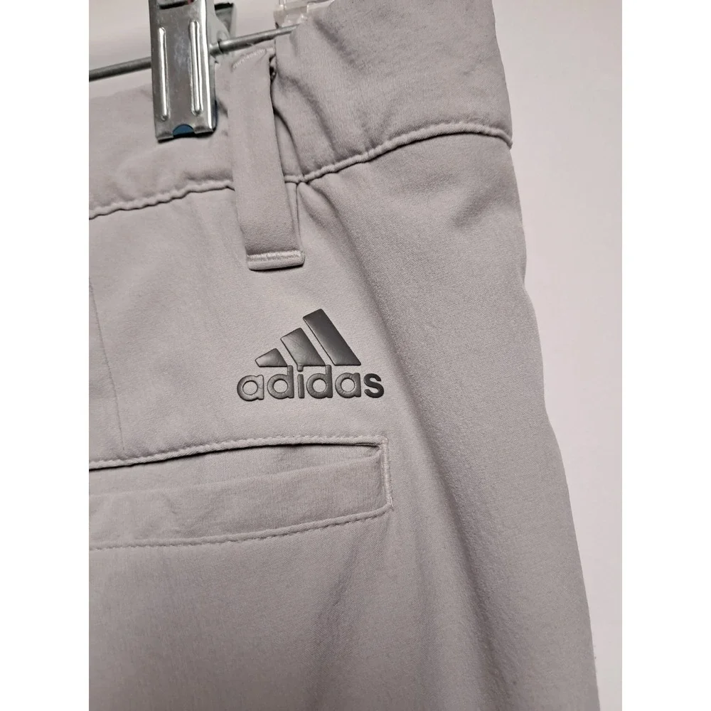 Mens Adidas Golf Pants‎ Size 36. Light Gray. Small Marks On Back. See Pics